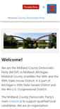 Mobile Screenshot of midlandcountydems.org